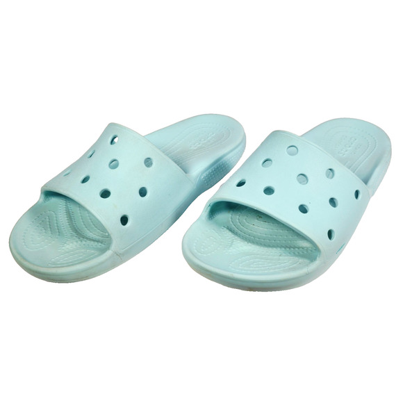 CROCS Shoes - CROCS Classic Slides Unisex, Women's 9 Men's 7 Aqua Blue/Turquoise